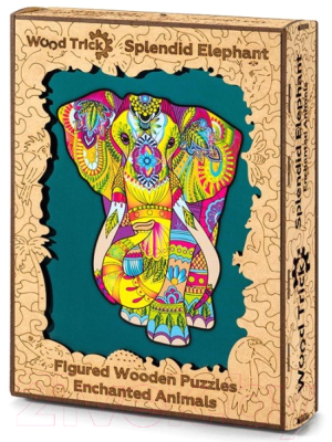 Пазл Wood Trick Великолепный Слон / WT-00056