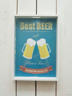 Копилка для пробок Grifeldecor Best Beer / BZ192-3C271