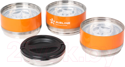 Термос для еды Airline IT-T-03 (оранжевый/черный)