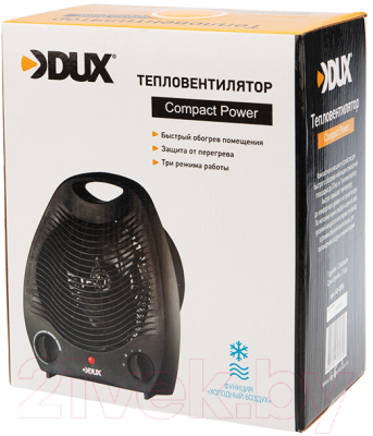Тепловентилятор DUX 60-0056 (черный)