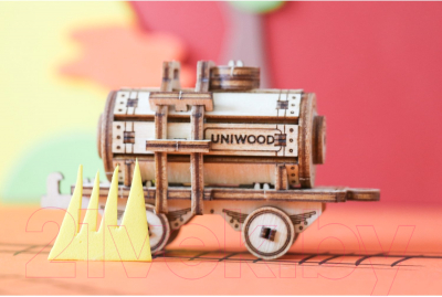 Железная дорога игрушечная Uniwood Цистерна / UW30154