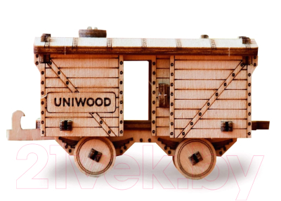 Железная дорога игрушечная Uniwood Поезд / UW30157