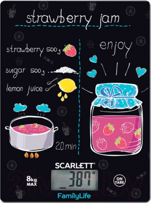 Кухонные весы Scarlett SC-KS57P90 (Family Life)