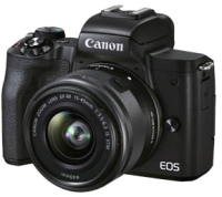 Беззеркальный фотоаппарат Canon EOS M50 Mark II EF-M 15-45mm IS STM Kit / 4728C007 (черный) - 