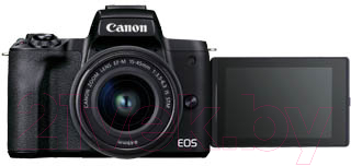 Беззеркальный фотоаппарат Canon EOS M50 Mark II EF-M 15-45mm IS STM Kit / 4728C007 (черный)