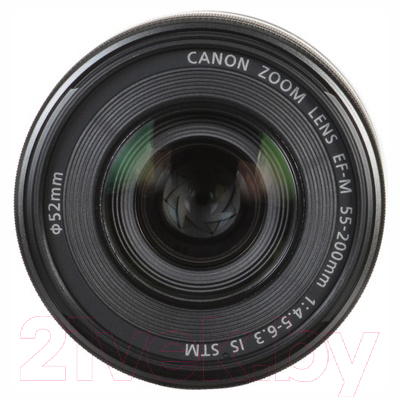 Беззеркальный фотоаппарат Canon EOS M50 Mark II EF-M 15-45mm + 55-200mm kit / 4728C015 (черный)