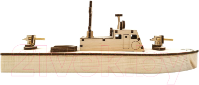 Корабль игрушечный Древо Игр Патрульный катер / DI-K002