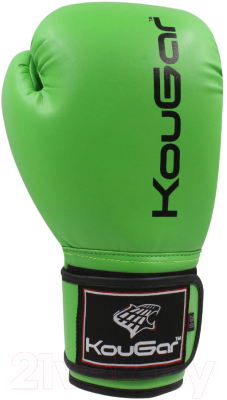Боксерские перчатки KouGar KO500-10 (10oz, зеленый)