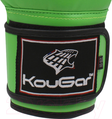 Боксерские перчатки KouGar KO500-10 (10oz, зеленый)