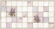 Панель ПВХ Grace Плитка Сирень (964x484x3.5мм) - 