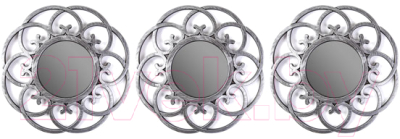 Комплект зеркал декоративных MONAMI 080-3 (серебристый)