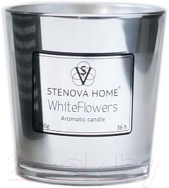 Свеча Stenova Home White Flowers 811022