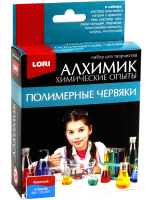 

Набор для опытов, Химические опыты. Полимерные червяки / Оп-001