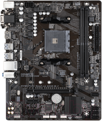 

Материнская плата Gigabyte, GA-A320M-S2H Rev.3.0