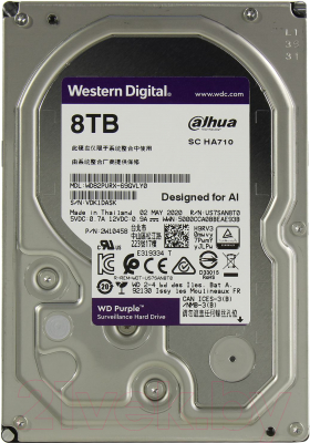 Жесткий диск Western Digital Purple 8TB (WD82PURX)