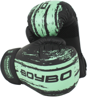 Боксерские перчатки BoyBo Stain (14oz, голубой) - 