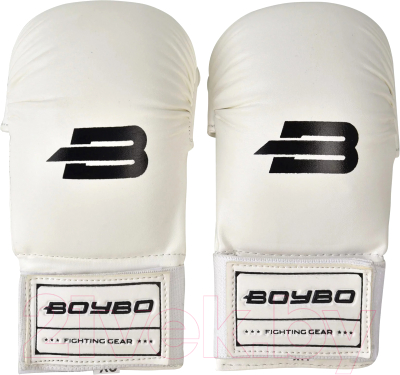 Перчатки для карате BoyBo Nylex / BO120 (XS, белые)