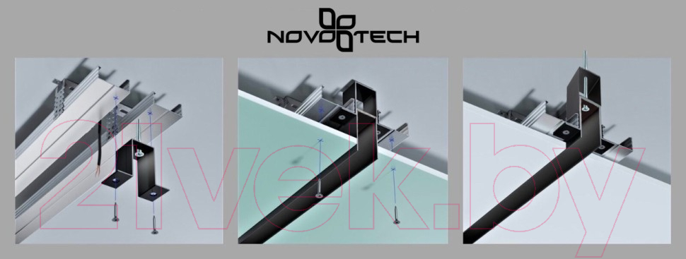 Коннектор для шинопровода Novotech Flum 135104 (белый) — фото 8