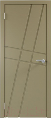 Дверь межкомнатная Юни Эмаль ПГ 21 80x200 (капучино)