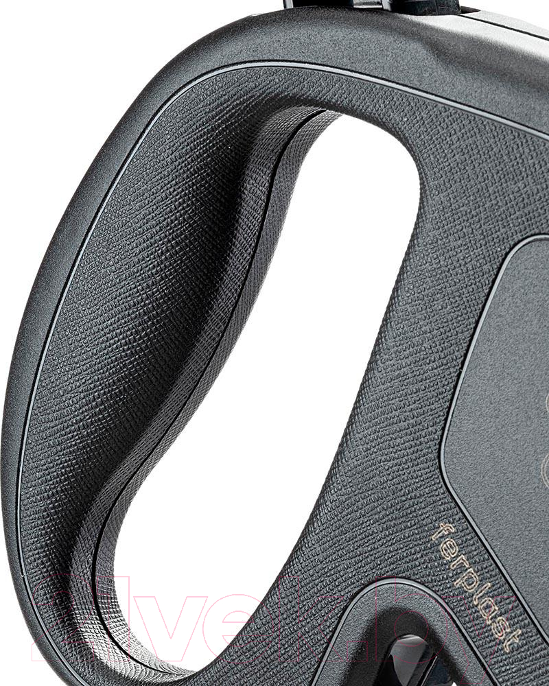 Поводок-рулетка Ferplast Flippy One L / 75094017 (шнур, черный) — фото 5