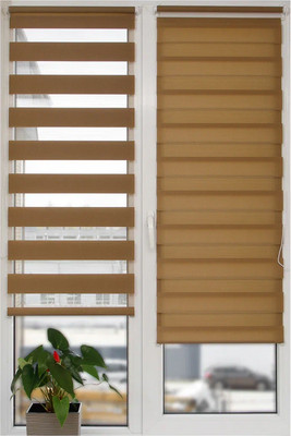 Рулонная штора АС МАРТ Баланс 48x160 (кофейный) - 