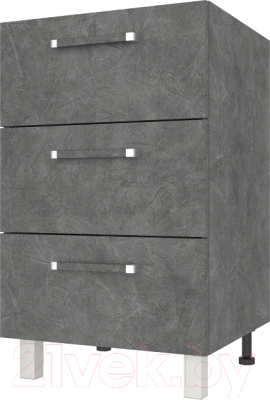 Шкаф-стол кухонный Modern Ника Н265 (камень темный)