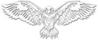 Декор настенный Arthata Белый орел 60x30-V / 055-1 (белый) - 