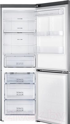 Холодильник с морозильником Samsung RB30A32N0SA/WT