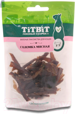 

Лакомство для кошек TiTBiT, Соломка мясная / 19399