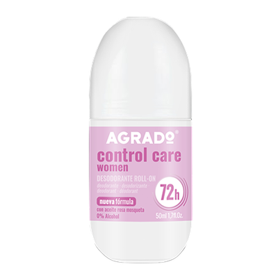 Антиперспирант шариковый Agrado Control Care Women 48h Protect с маслом шиповника (50мл) - 