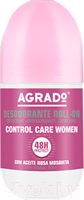 Антиперспирант шариковый Agrado Control Care Women 48h Protect с маслом шиповника (50мл)