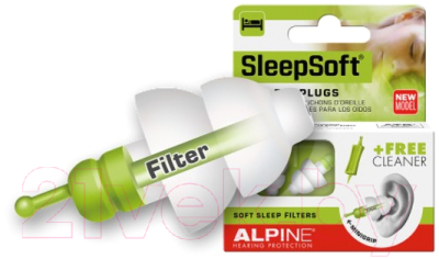 Беруши для сна Alpine Hearing Protection SleepSoft Minigrip / 111.21.150