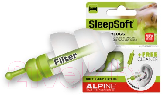 Беруши для сна Alpine Hearing Protection SleepSoft Minigrip / 111.21.151