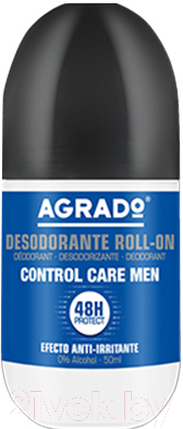 Антиперспирант шариковый Agrado Control Care Men 48h Protect с бисабололом (50мл)