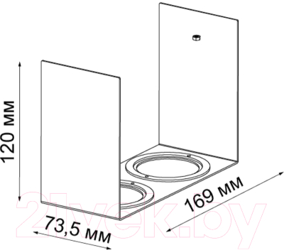 Рамка для точечного светильника Novotech Legio 370508 (белый)