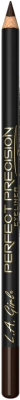 

Карандаш для глаз L.A.Girl, Коричневый, Perfect Precision Eyeliner Dark Brown GP702