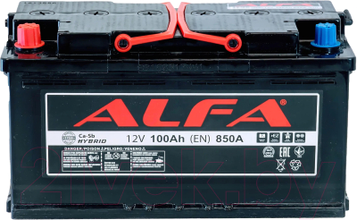 Автомобильный аккумулятор ALFA battery Hybrid L (100 А/ч)