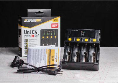 Зарядное устройство для аккумуляторов Armytek Uni C4 Plug Type C (A04501C)