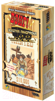 

Настольная игра Мир Хобби, Бэнг! Золотая лихорадка 2020г / 915314