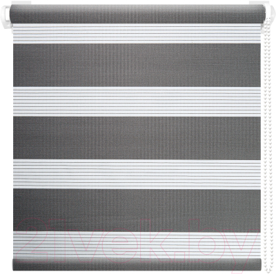 Рулонная штора АС МАРТ Баланс 38x160 (темно-серый)