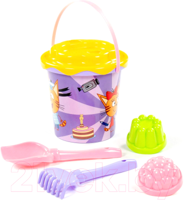 

Набор игрушек для песочницы Полесье, Три кота №15 / 77936