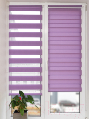 Рулонная штора АС МАРТ Баланс 90x160 (фиолетовый)