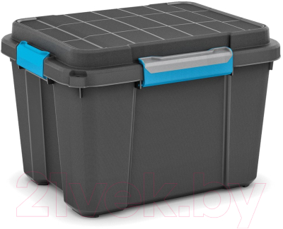 Контейнер для хранения Keter Scuba Box M BK/SKG / 8433000 (черный/синий)