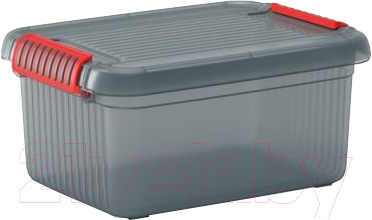 Контейнер для хранения Keter K Latch Box S GTR/LON/GS / 8560000 (серый/оранжевый)