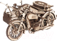 Мотоцикл игрушечный Армия России Мотоцикл с коляской / AR-K003 - 