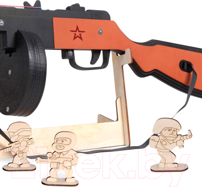 Ружье игрушечное Армия России Резинкострел ППШ / AR-P010 (окрашенный)