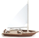 Миниатюра изображения товара Катер игрушечный Lemmo Парусник Юнга / 01-52
