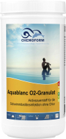 Средство для бассейна дезинфицирующее Chemoform Гранулированное Аквабланк О2 (1кг) - 