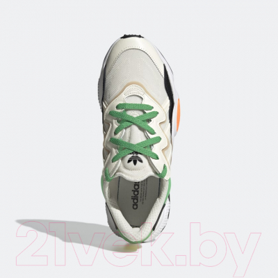 Кроссовки Adidas Ozweego / FX6059 (р-р 8, молочный/черный)