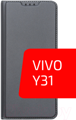 Чехол-книжка Volare Rosso Book для Vivo Y31 (черный)
